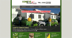 Desktop Screenshot of confyefumigaciones.com